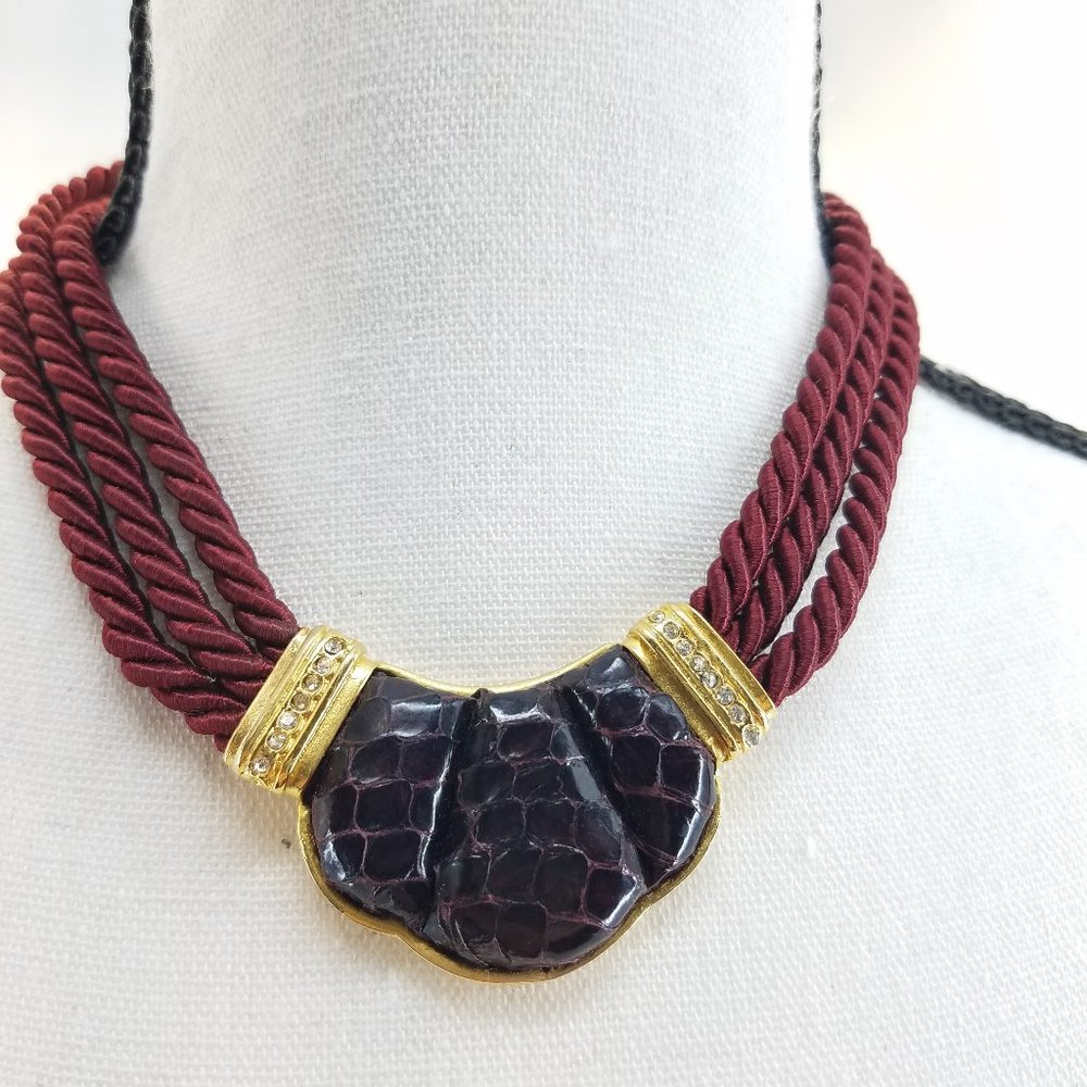 Vtg Wilma Spagli Necklace Italy - Signed